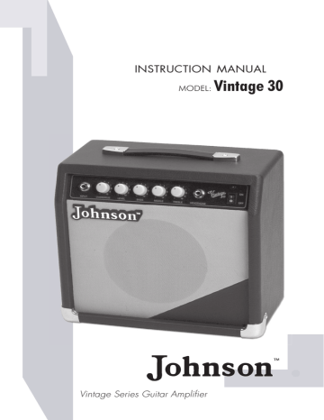 Johnson JA-V30 Manual | Manualzz