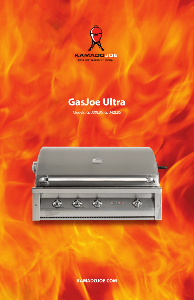 Kamado Joe GasJoe Ultra Owner Manual Manualzz