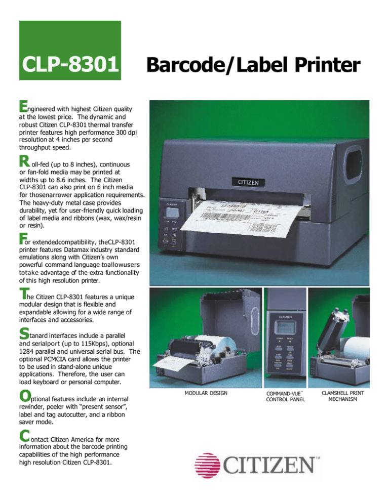 clp label printing