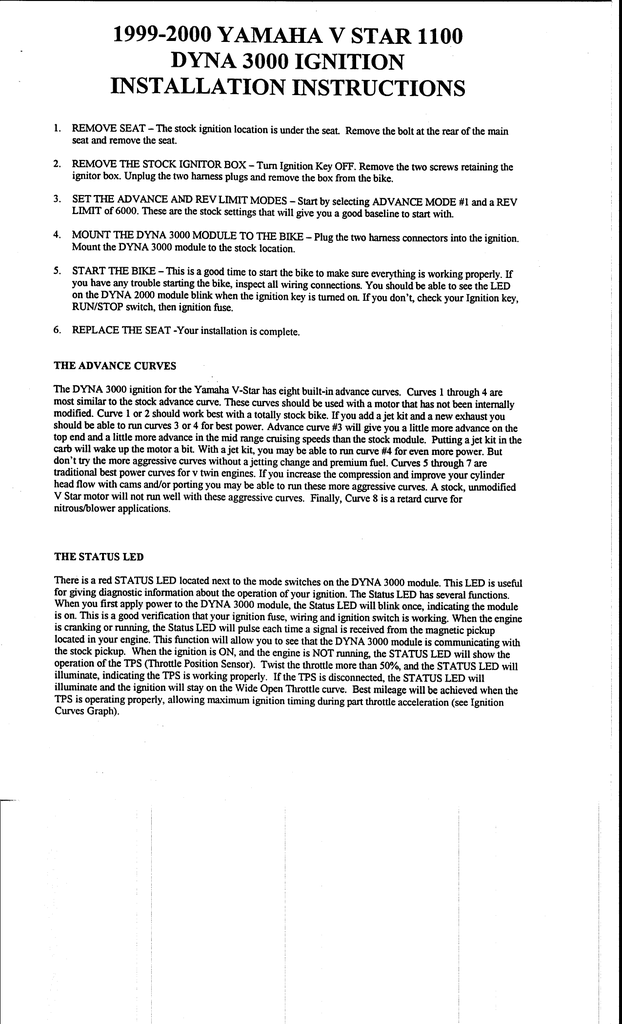 yamaha v star 1100 ignition switch removal