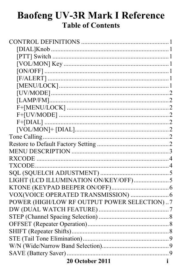 baofeng uv 5r plus scan mode