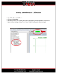Speedometer Calibration User Manual