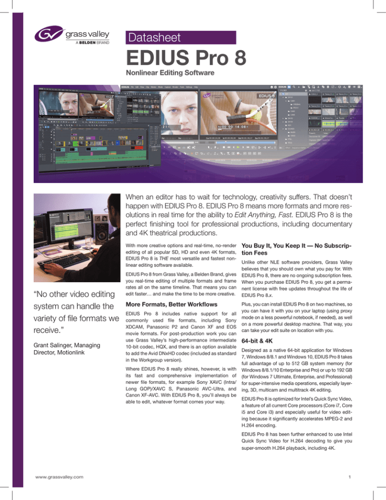 Edius pro 8