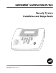 Safewatch QuickConnect Plus Installation and Setup Guide