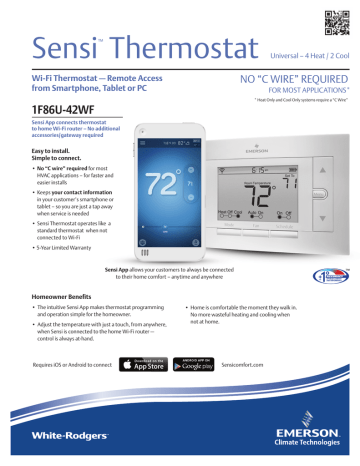 Sensi™ Thermostat | Manualzz