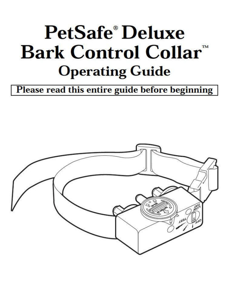 Petsafe Deluxe Operating Manual Manualzz