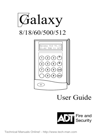 ADT galaxy 60 User manual | Manualzz