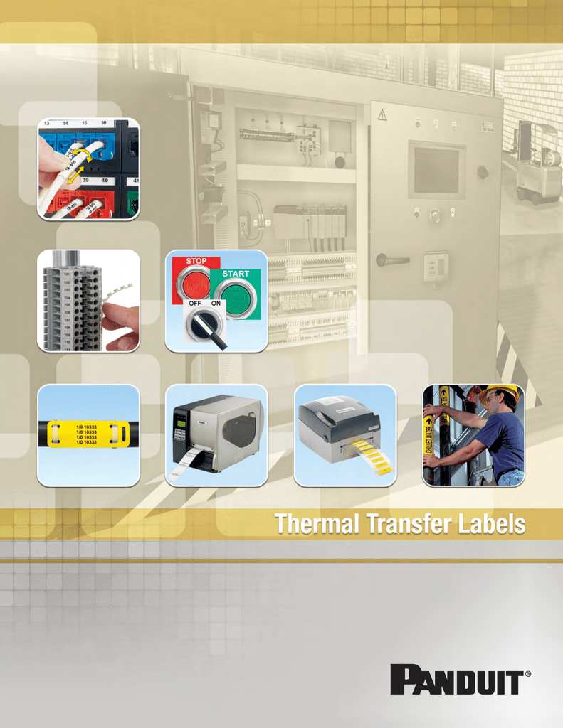 panduit c300x100apt RAISED PANEL COMPONENT LABEL THERMAL TRANSFER. 