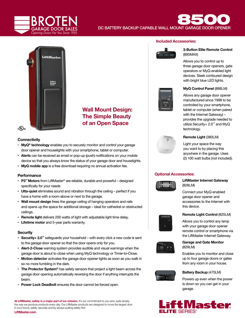 Brochure Broten Garage Doors Manualzz