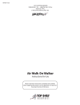 Top Shelf Orthopedics Air Walk On Walker Manual | AI Chat &amp; PDF Download