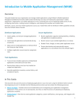 AirWatch Mobile Application Management User Guide