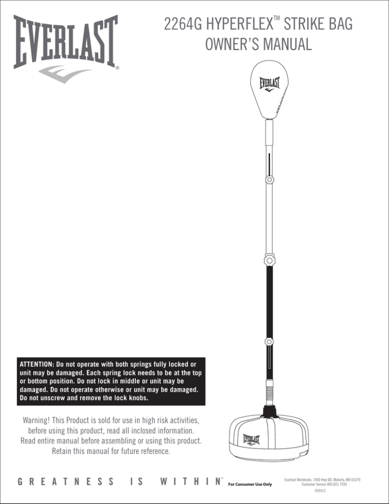 everlast hyperflex reflex bag
