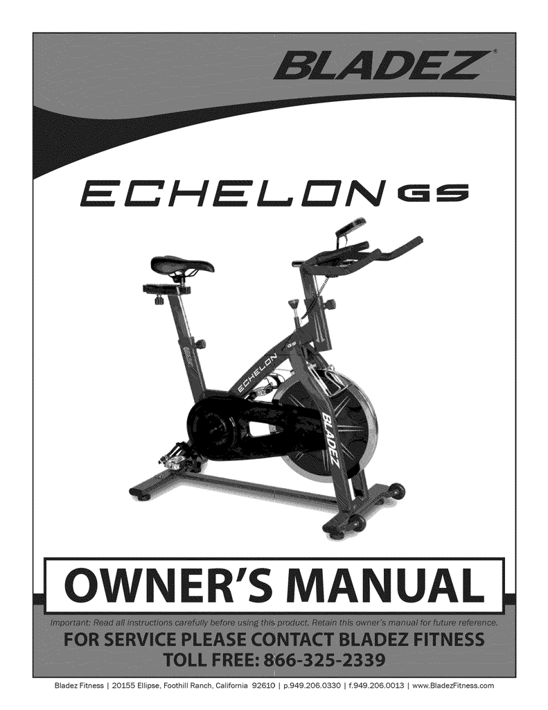 Bladez echelon spin bike online