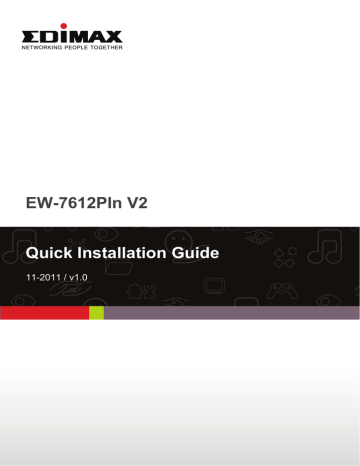 EW-7612PIn V2 Quick Installation Guide | Manualzz