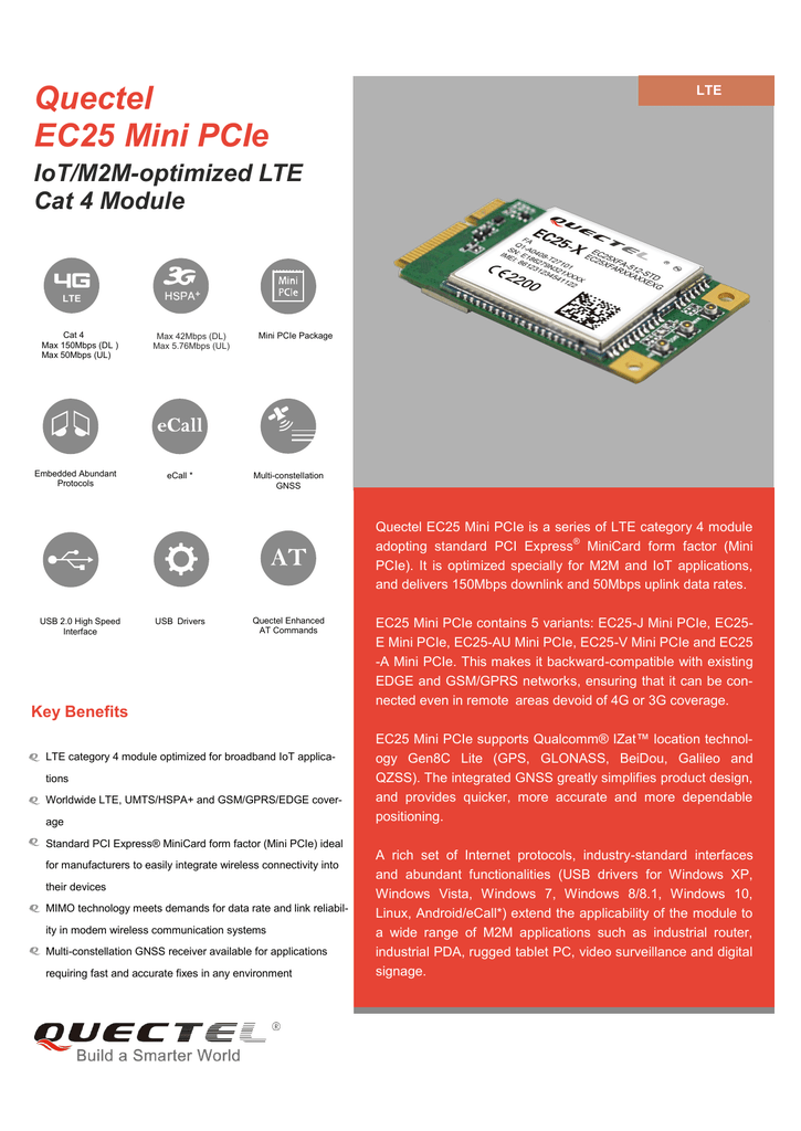 Quectel EC25 Mini PCIe | manualzz com