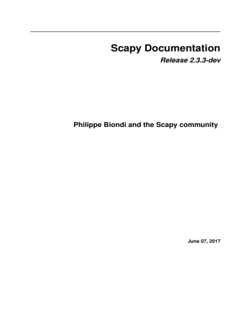 installing scapy in pythin 2.7 installing scapy in pythin 2.7