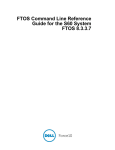 Dell Force10 Network switch S60 Command Line Reference Guide