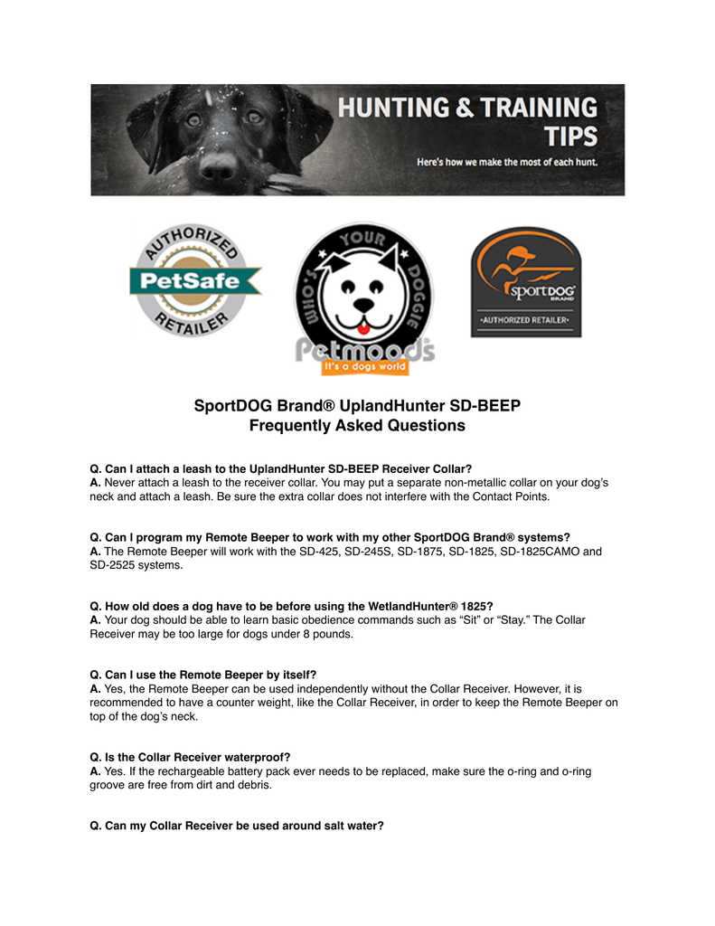 sportdog 425 collar manual