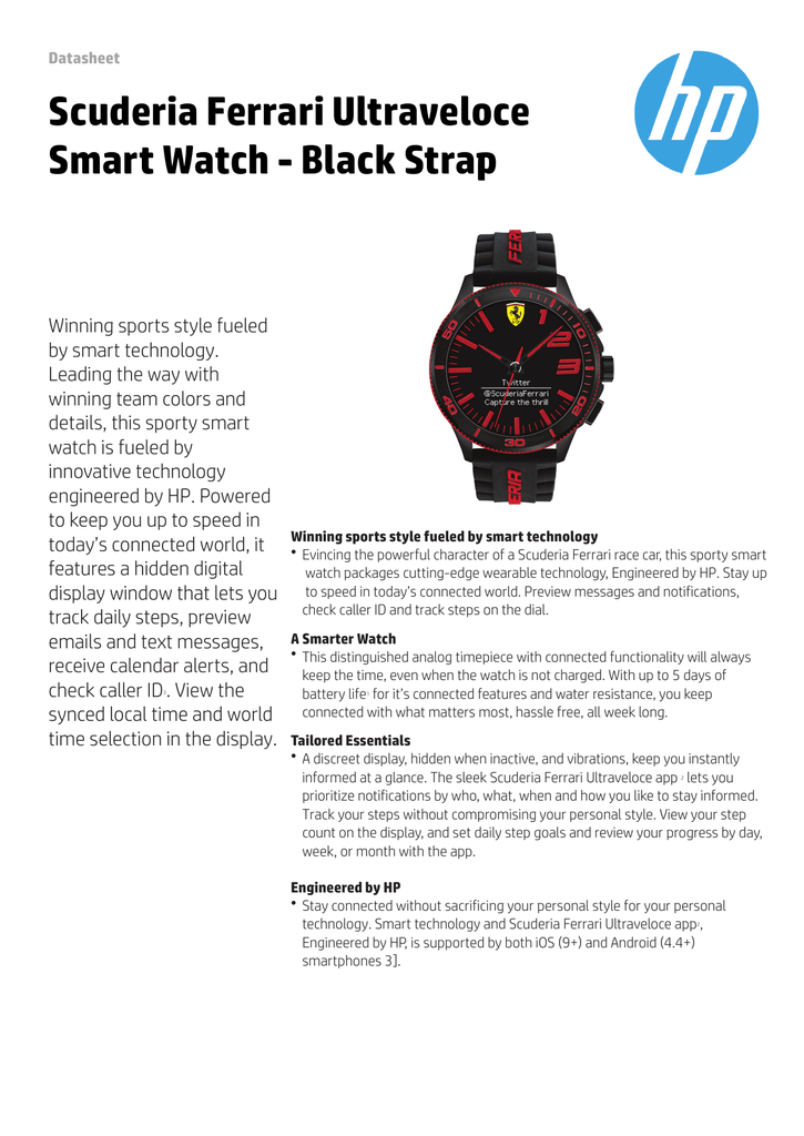 ferrari smart watch