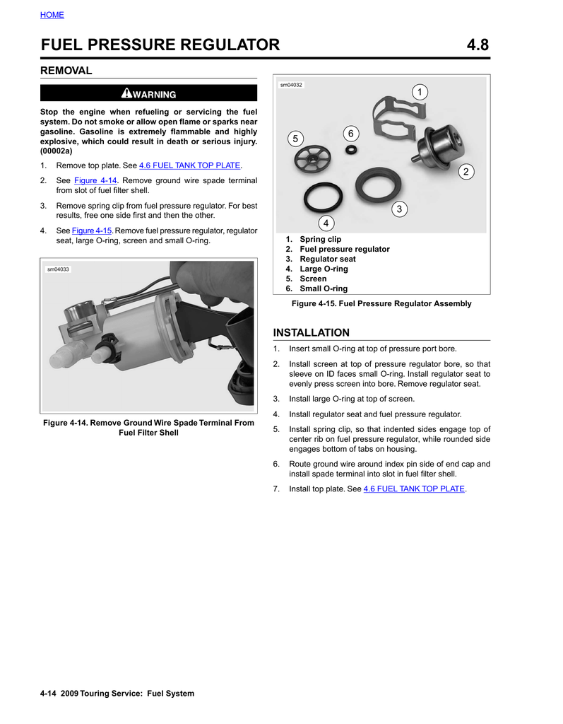 harley fuel pressure regulator housing