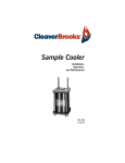 CleaverBrooks SC-22,SC-42 Sample Cooler Manual + AI Chat