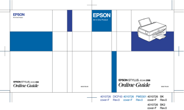Epson Stylus Scan 2000 Online Manual | Manualzz