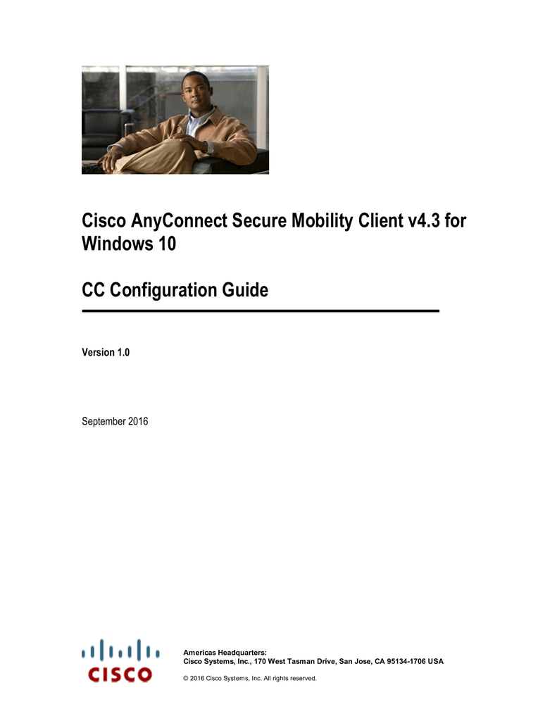 cisco anyconnect secure mobility client v4.x