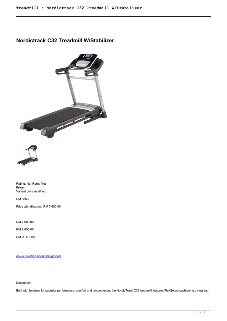 nordictrack c2155 manual