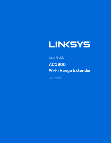 Linksys RE7000 Max-Stream AC1900%2b WiFi Extender User guide | Manualzz