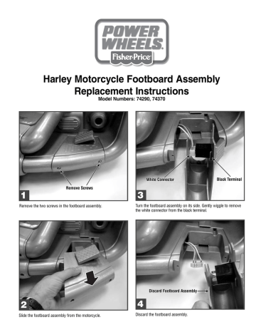 Power Wheels 74290 Harley-Davidson 