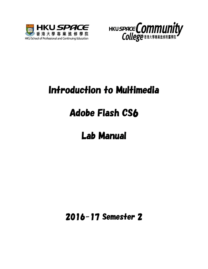 Introduction to Multimedia Adobe Flash CS6 Lab Manual | Manualzz Introduction to Multimedia Adobe Flash CS6 Lab Manual | Manualzz