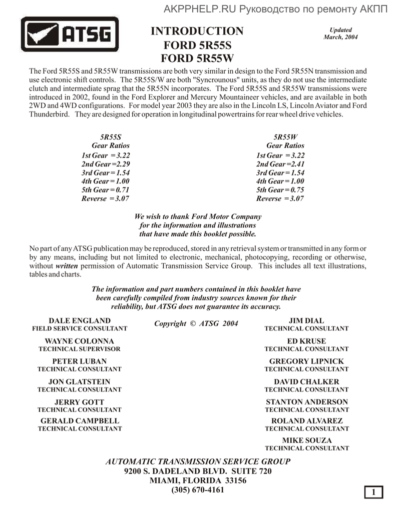 Sprag Rotation Chart