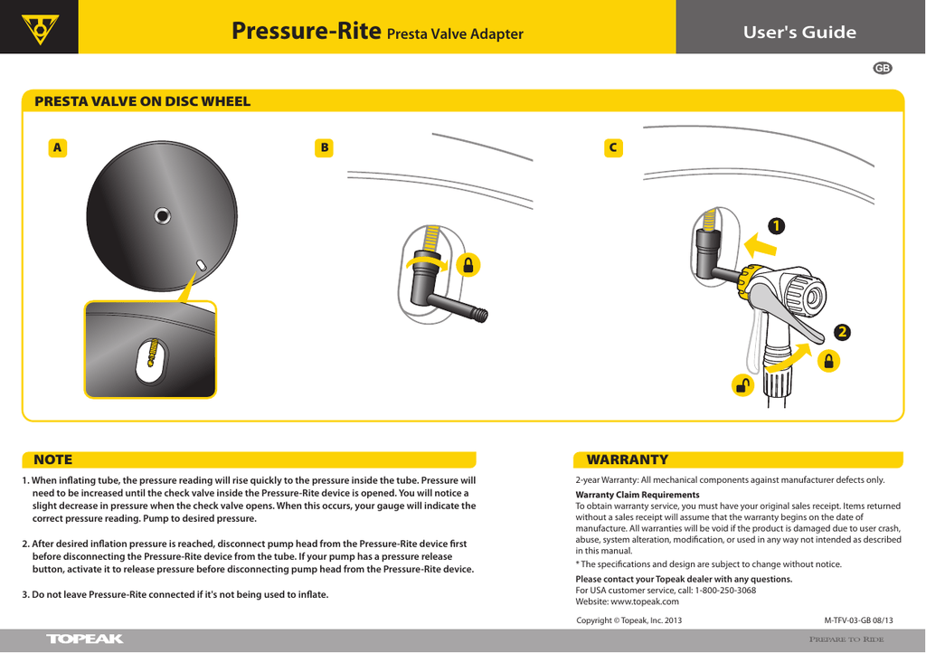 topeak pressure rite