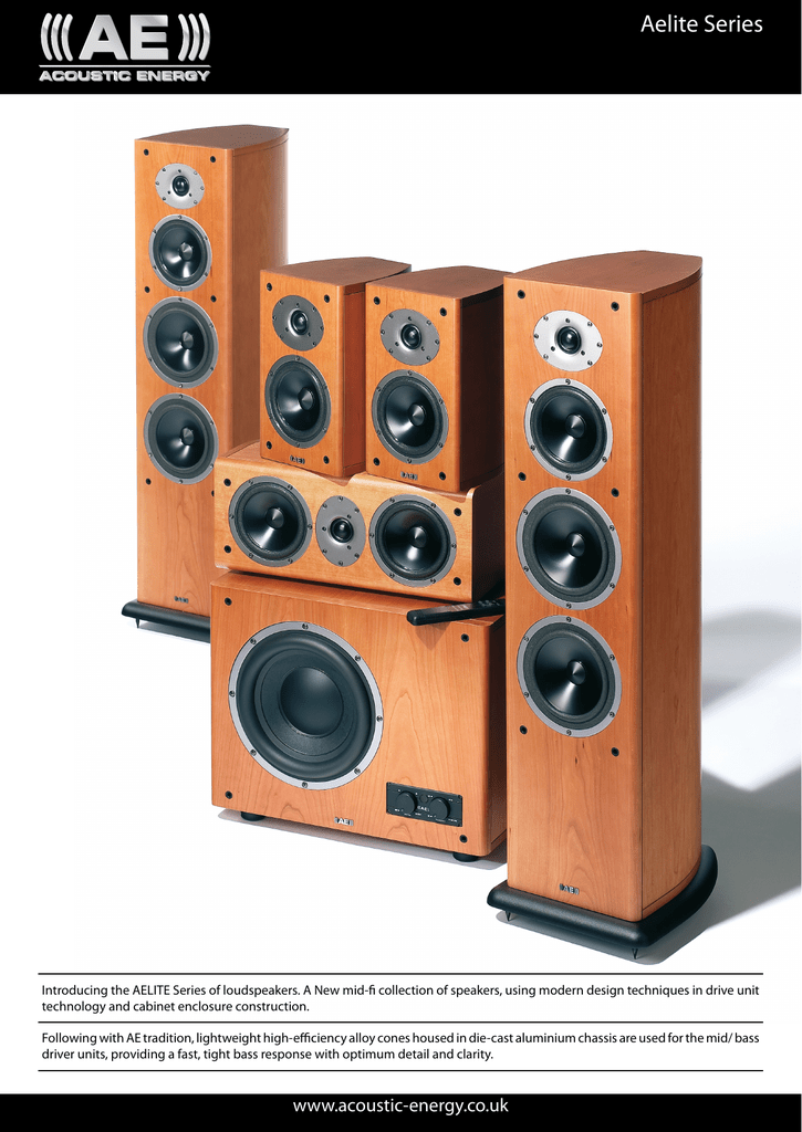 acoustic energy aesprit 301