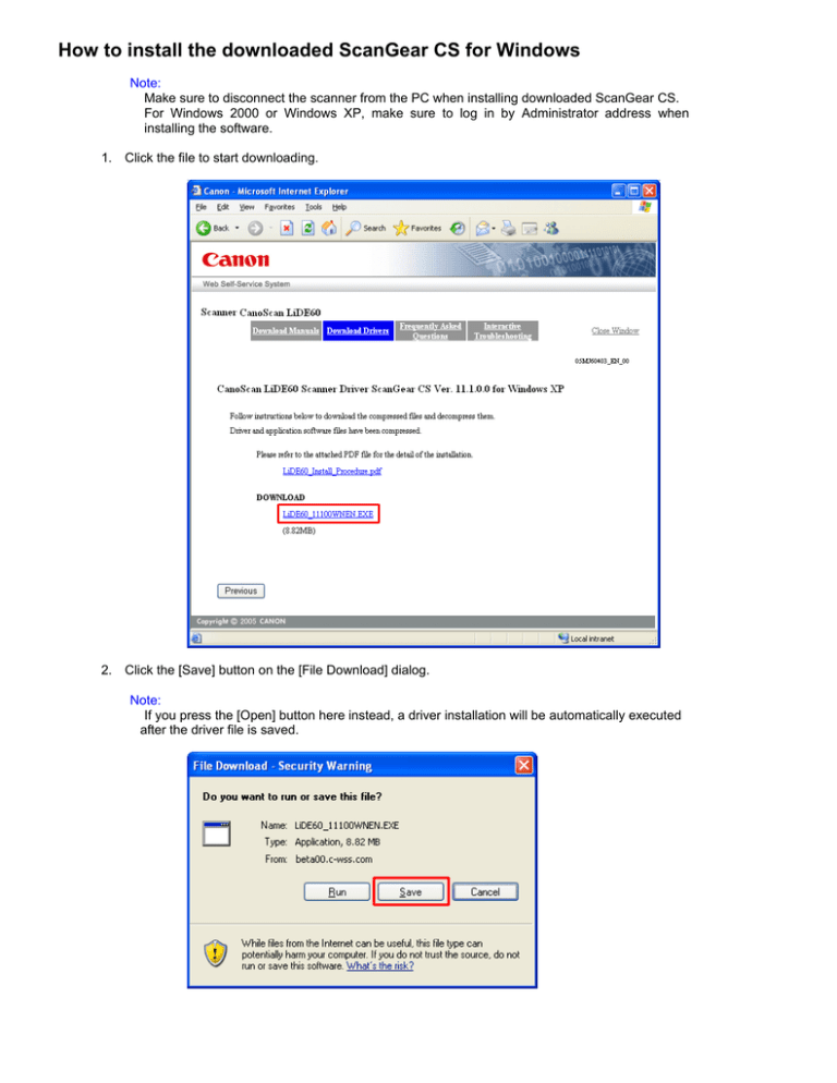 scangear for windows 10