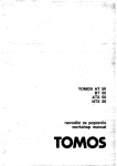 TOMOS NTX 50 Workshop Manual