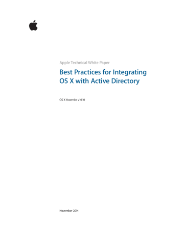 best practices for connecting mac to windows active directory