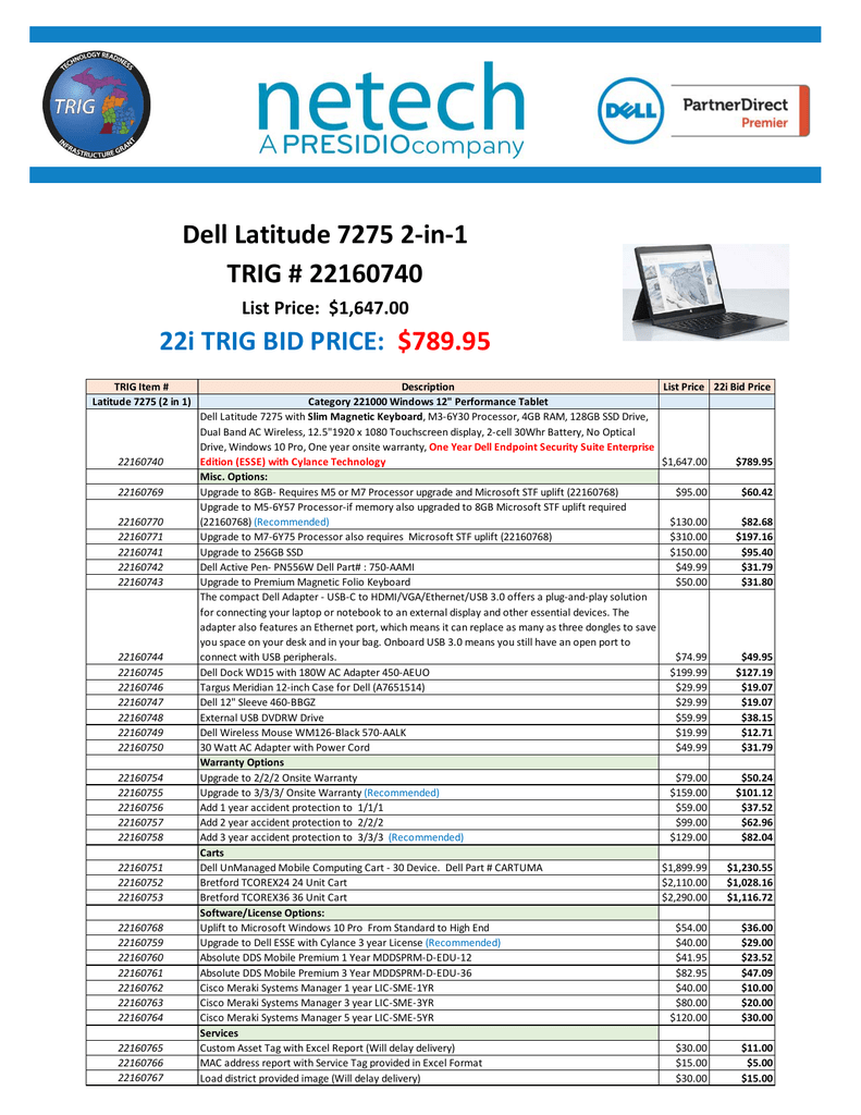 Dell Latitude 7275 2 In 1 Manualzz