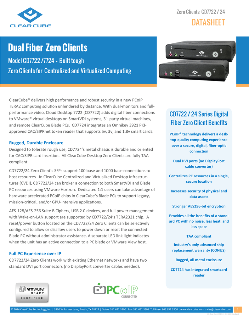 alta pcoip zero client