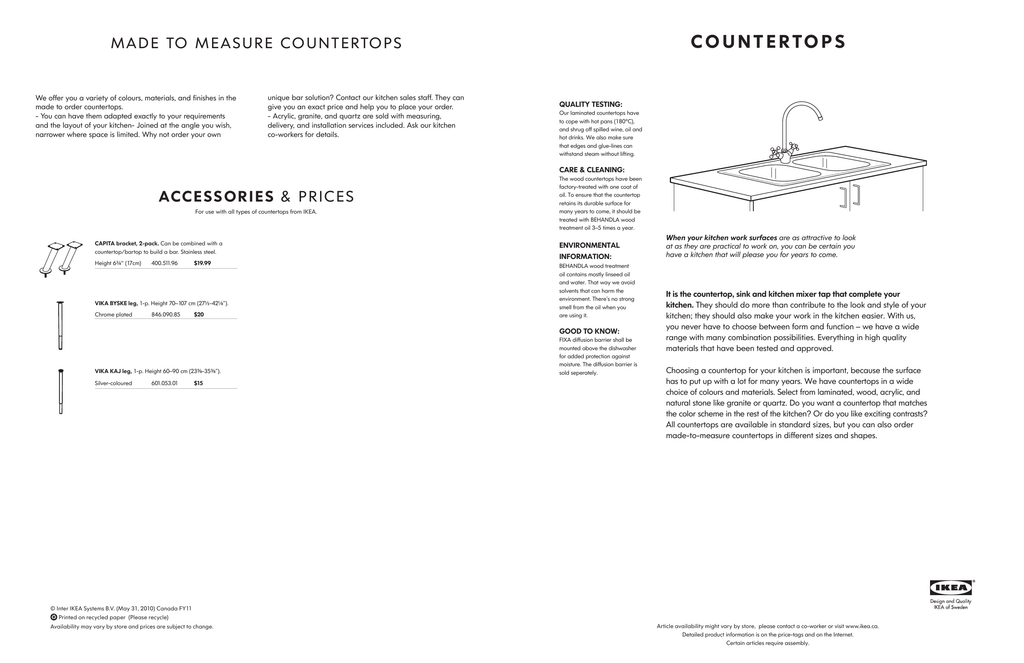 Countertops Buying Guide Fy11 Indd Manualzz Com