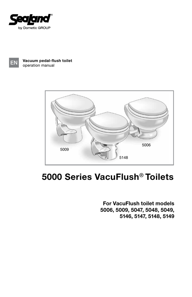600345075 VacuFlush 5000 series marine toilet operation manual Manualzz
