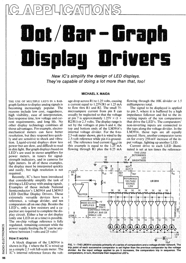 Dot/Bar - Graph Display Drivers | Manualzz