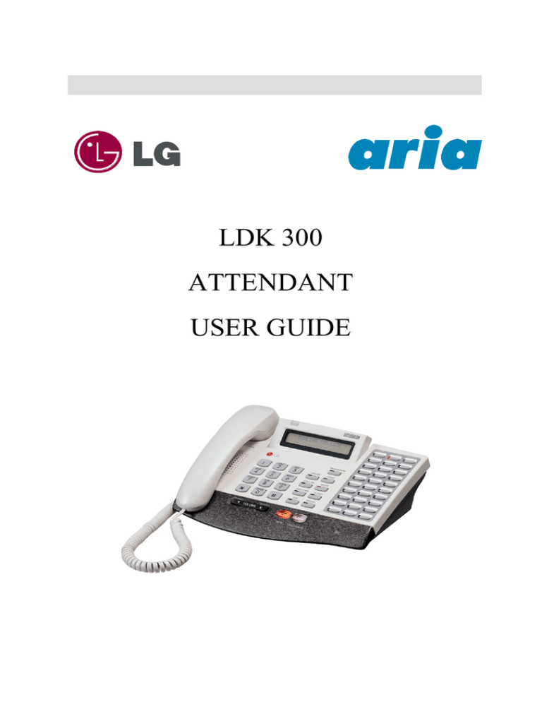 Ldk 300 Attendant User Guide Manualzz