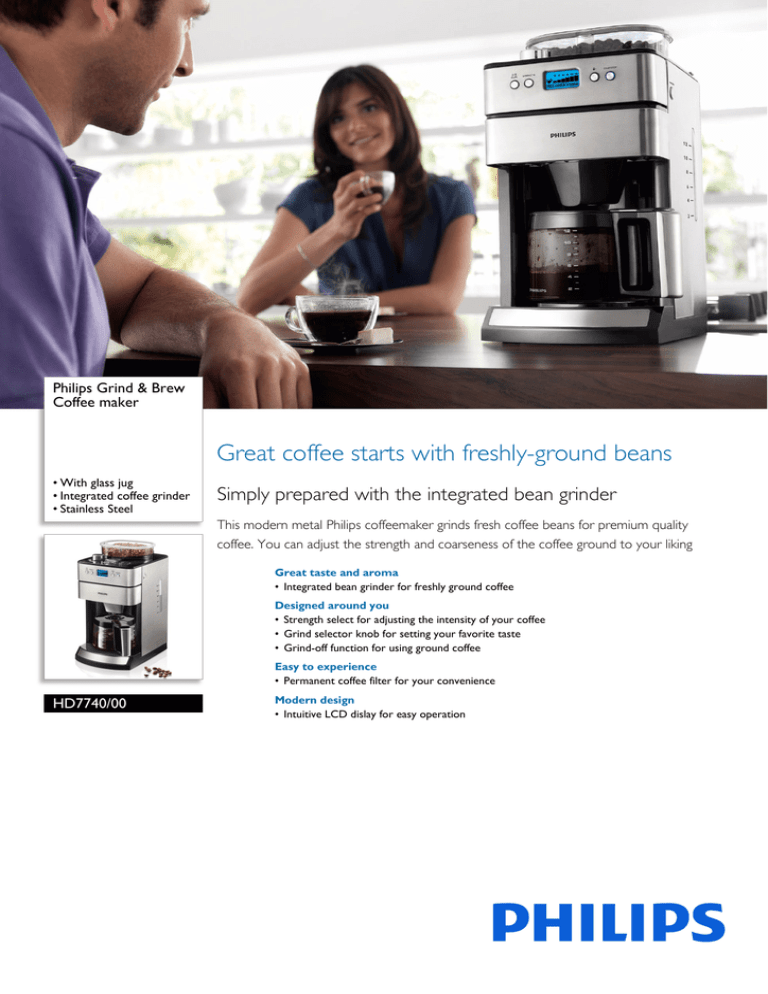 Hd7740 00 Philips Coffee Maker Manualzz