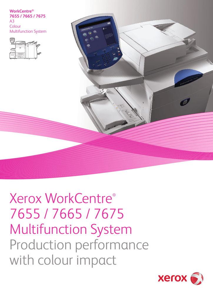 Xerox WorkCentre® 7655 / 7665 / 7675 