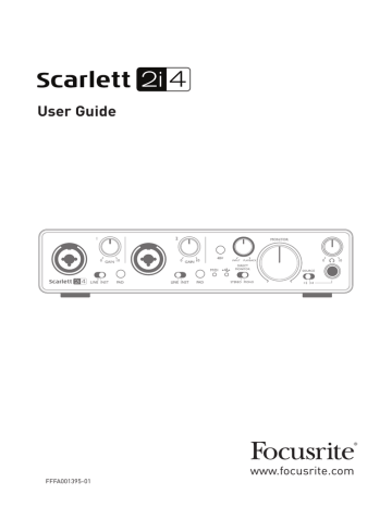 Focusrite Ams Scarlett 2i4 2nd Gen Audio Interface User Guide Manualzz