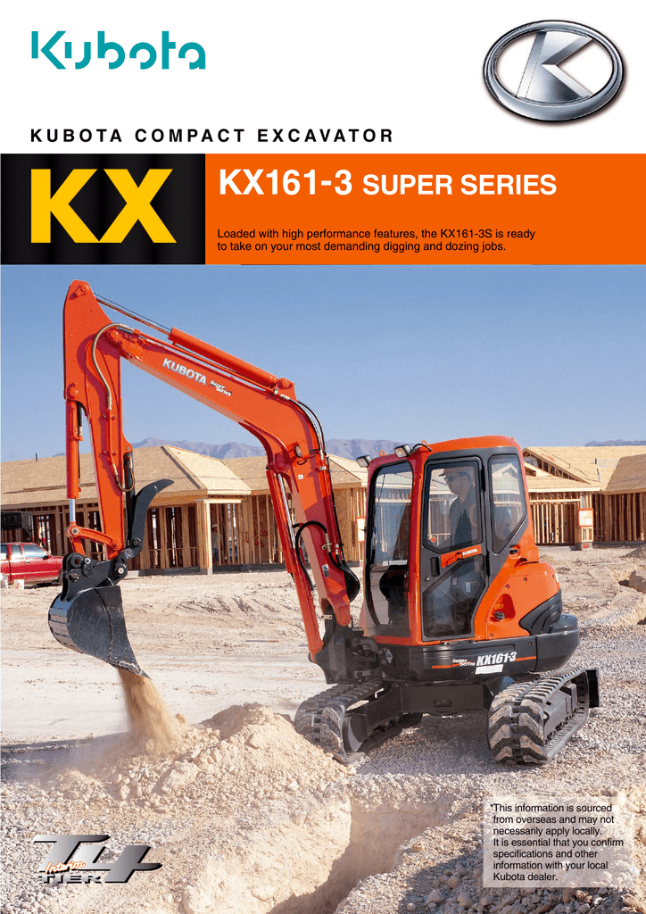 kx kubota series