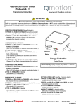 QMotion Qadvanced ZigBee HA1.2 Programming Instructions