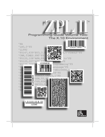 Zebra X.10 Programming Guide | Manualzz