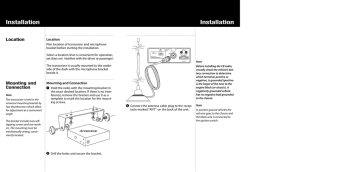Cobra® Classic CB RadioInstallation Instructions | Manualzz